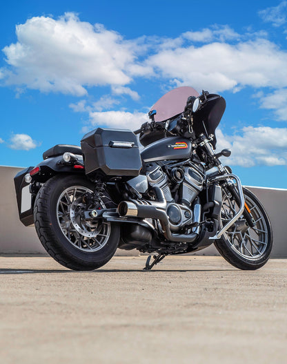 20L - Outlaw Quick-Mount Small Harley Sportster Nightster RH975/S Painted Alforjas