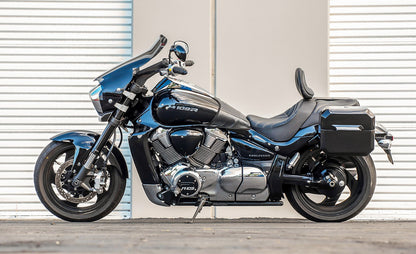20L - Outlaw Quick-Mount Small Suzuki Boulevard M109 VZR1800 Painted Hard Alforjas