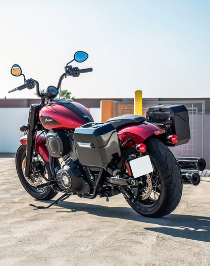 20L - Outlaw Quick-Mount Small Indian Super Chief Limited Painted Hard Alforjas
