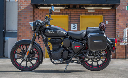 20L - Outlaw Quick-Mount Small Royal Enfield Classic 350 Painted Hard Alforjas