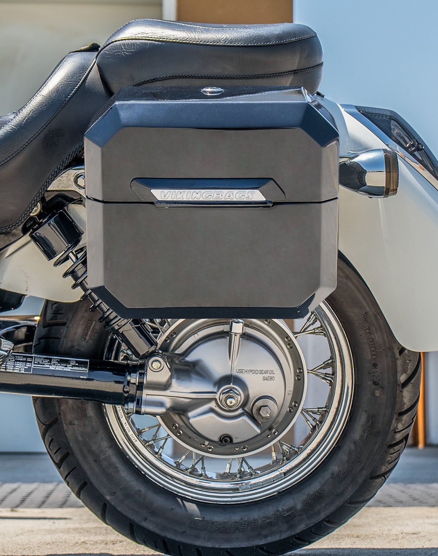 20L - Outlaw Quick-Mount Small Honda 750 Shadow Aero Painted Hard Alforjas