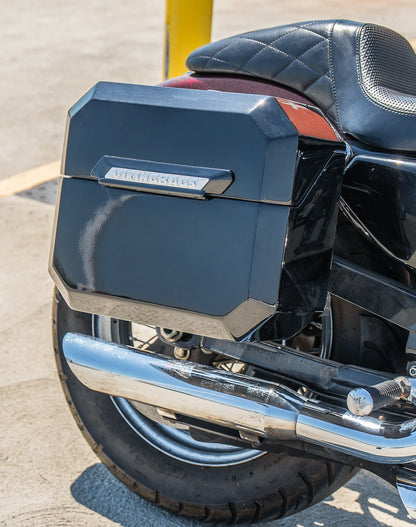 20L - Outlaw Quick-Mount Small Harley Sportster Seventy Two 72 XL1200V Painted Hard Alforjas