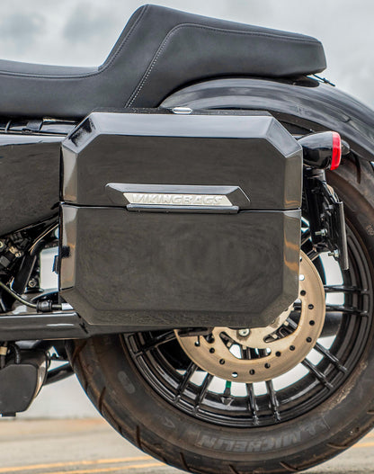 20L - Outlaw Quick-Mount Small Harley Sportster Forty Eight 48 XL1200X Painted Hard Alforjas