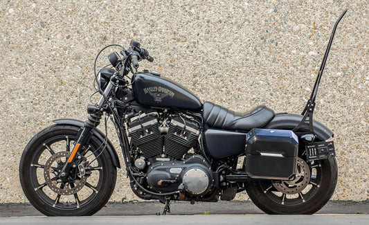 20L - Outlaw Quick-Mount Small Harley Sportster 883 Iron XL883N Painted Hard Alforjas