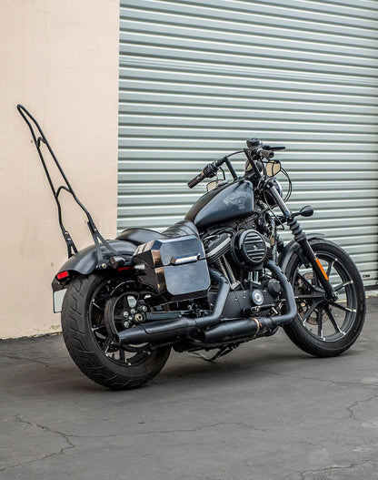 20L - Outlaw Quick-Mount Small Harley Sportster 883 Iron XL883N Painted Hard Alforjas