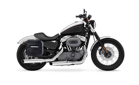 20L - Outlaw Quick-Mount Small Harley Sportster 1200 Nightster XL1200N Painted Hard Alforjas