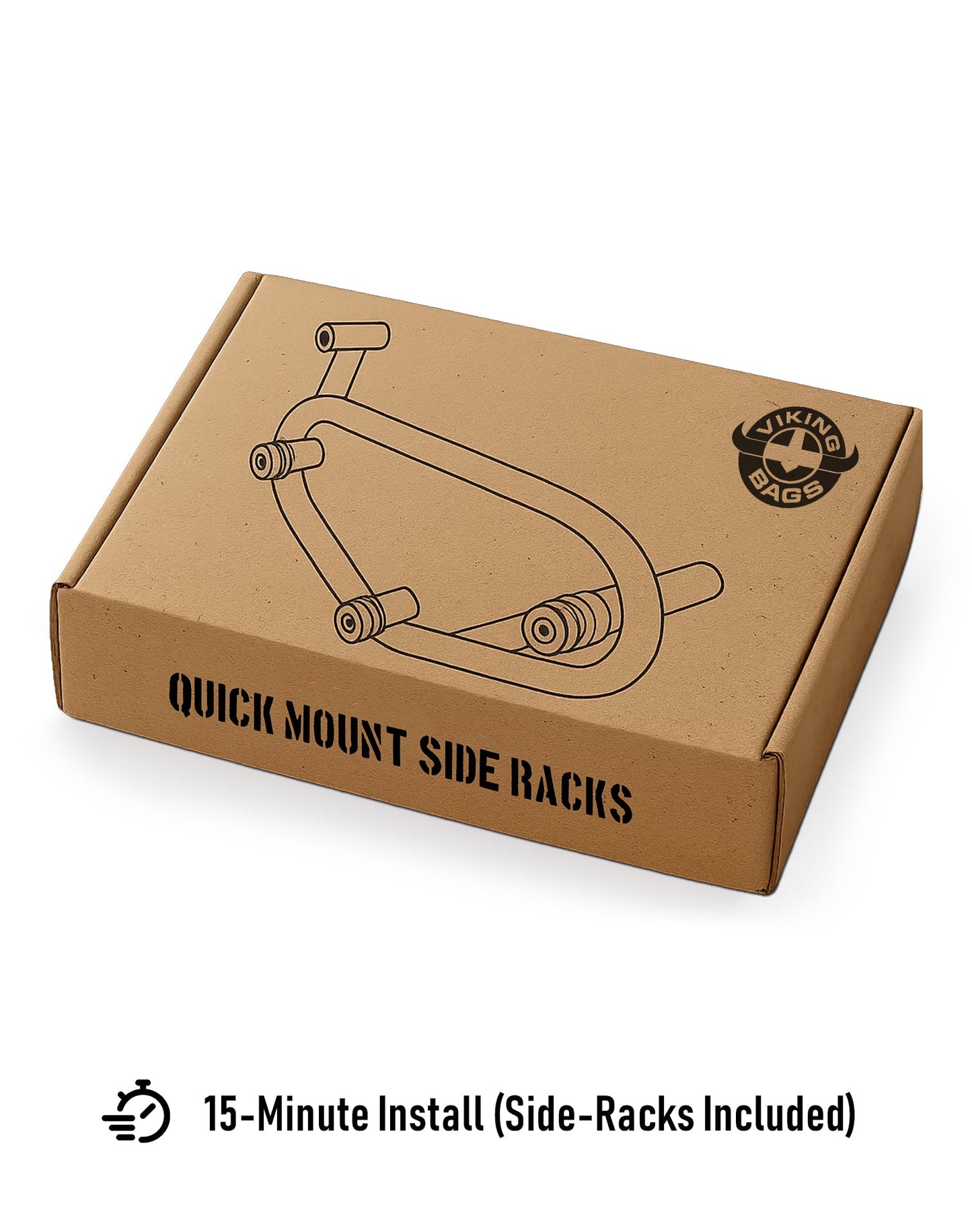 20L - Outlaw Quick-Mount Small Harley Softail Standard FXST Painted Hard Alforjas