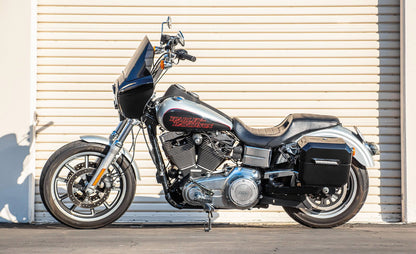 20L - Outlaw Quick-Mount Small Harley Dyna Low Rider FXDL Painted Hard Alforjas