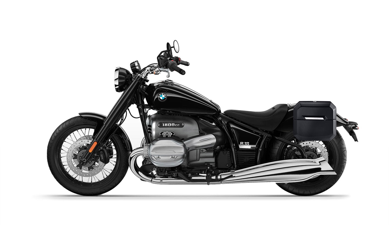 20L - Outlaw Quick-Mount Small BMW R18 Painted Hard Alforjas