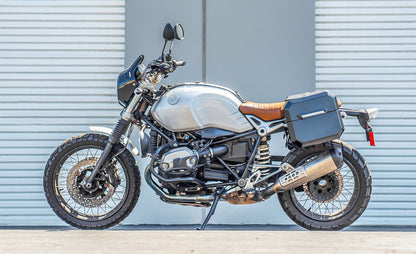 20L - Outlaw Quick-Mount Small BMW R nineT Pure/Racer/GS Painted Hard Alforjas