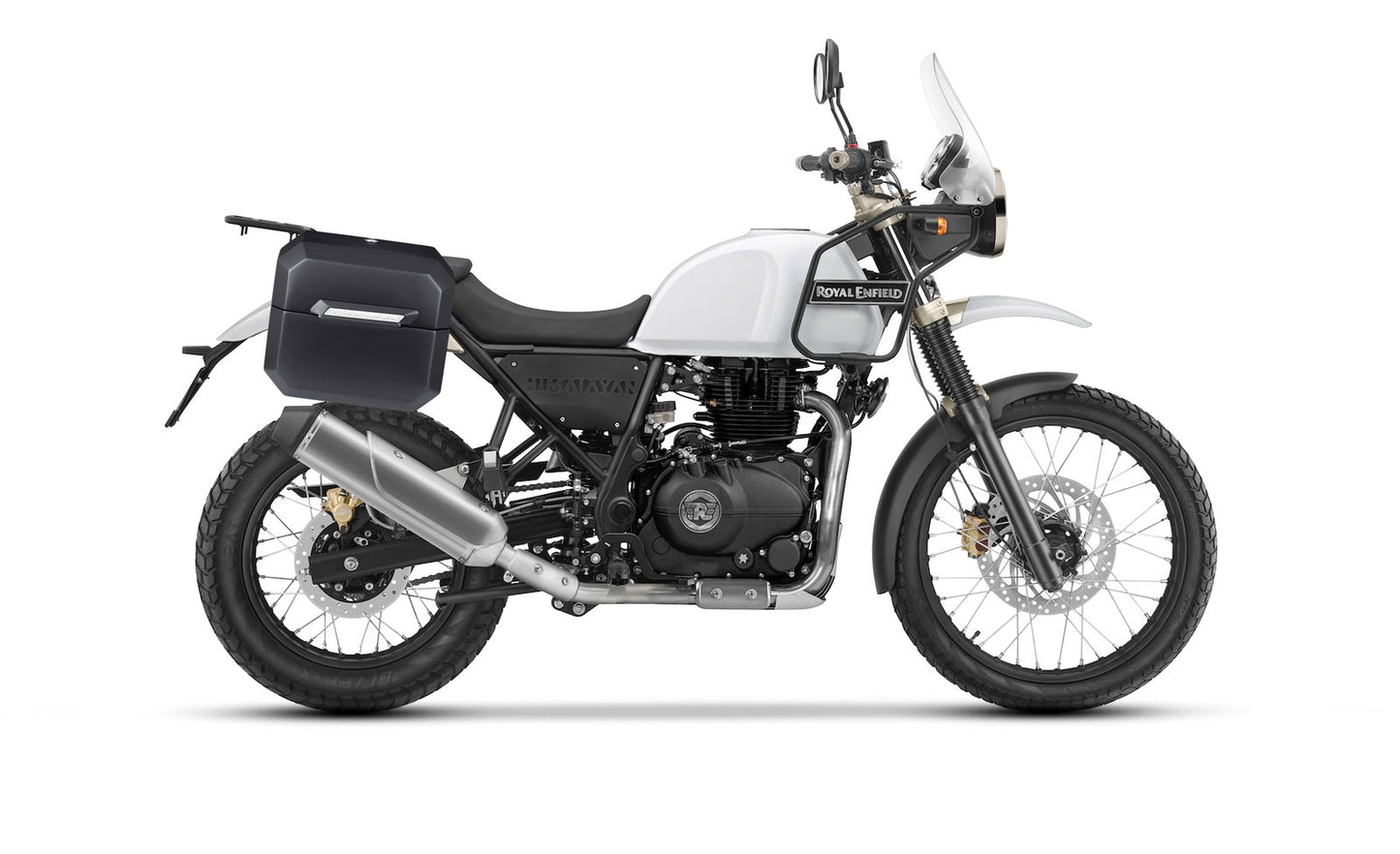 20L - Outlaw Quick-Mount Small Royal Enfield Himalayan 410 Matte Hard Alforjas