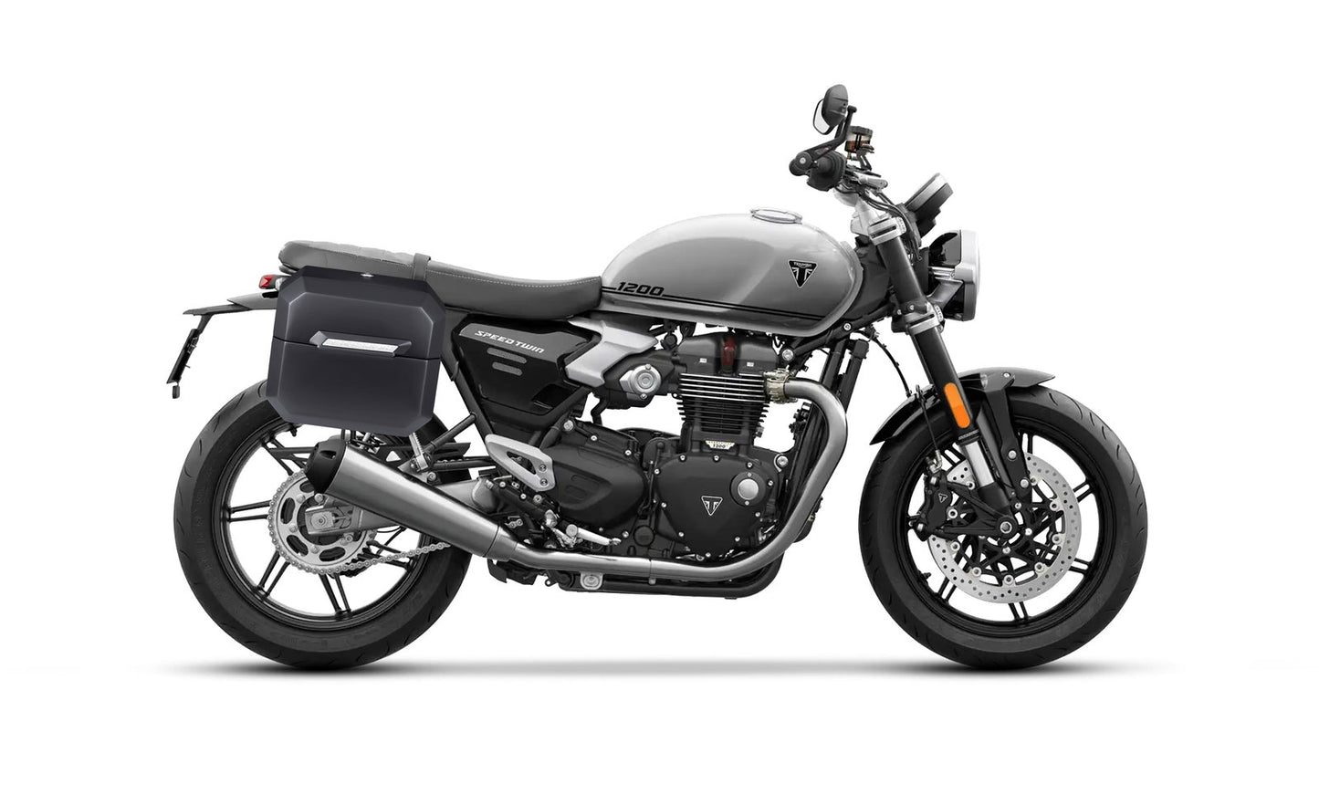 20L - Outlaw Quick-Mount Small Triumph Speed Twin 1200 Matte Hard Alforjas