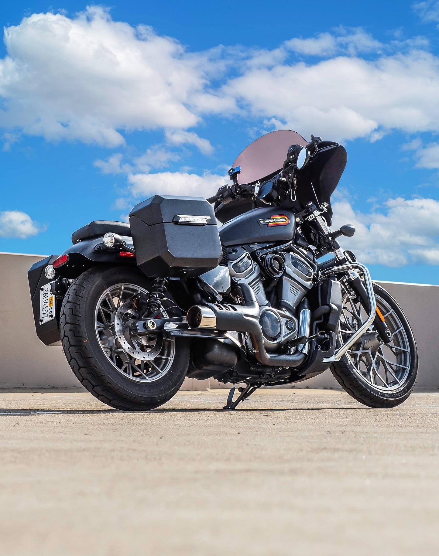 20L - Outlaw Quick-Mount Small Harley Sportster Nightster RH975/S Matte Alforjas