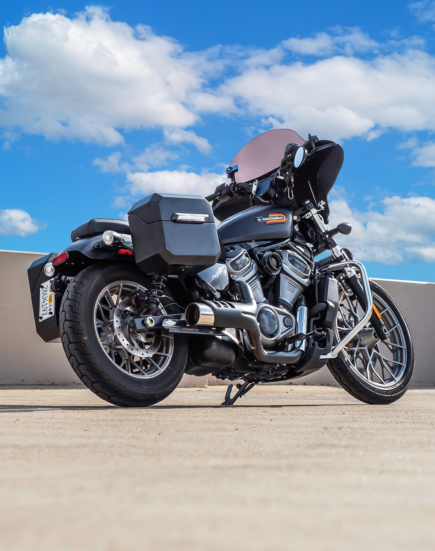 20L - Outlaw Quick-Mount Small Harley Sportster Nightster RH975/S Matte Alforjas