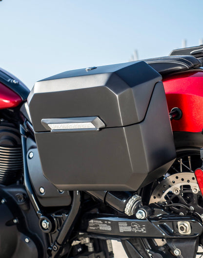 20L - Outlaw Quick-Mount Small Indian Super Chief Limited Matte Hard Alforjas