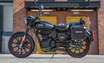 20L - Outlaw Quick-Mount Small Royal Enfield Classic 350 Matte Hard Alforjas