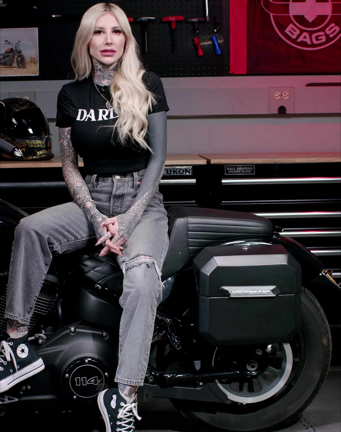 20L - Outlaw Quick-Mount Small Kawasaki Vulcan 900 Classic VN900 Matte Hard Alforjas