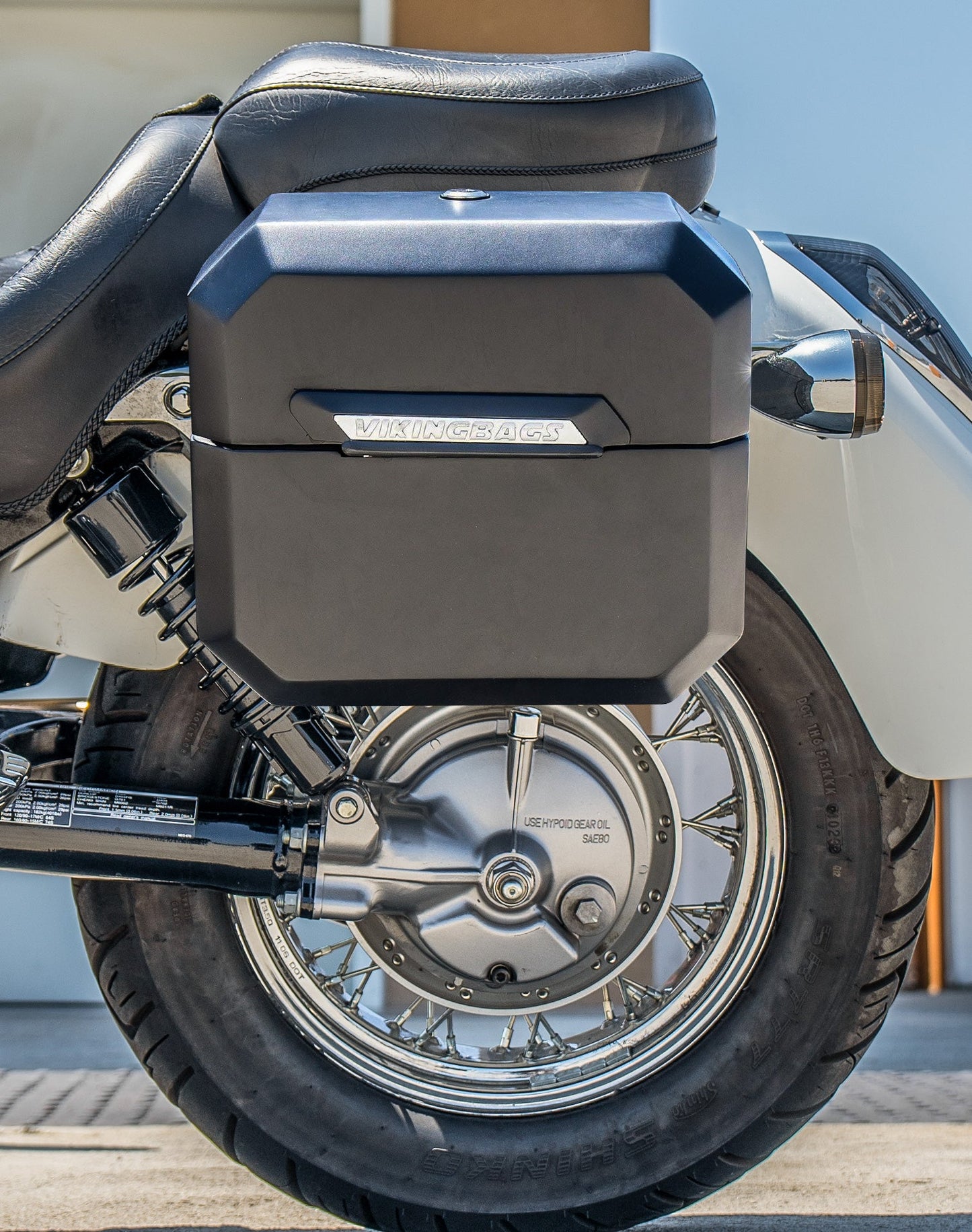20L - Outlaw Quick-Mount Small Honda 750 Shadow Aero Matte Hard Alforjas