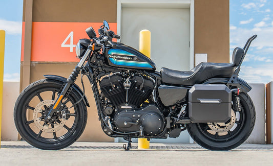 20L - Outlaw Quick-Mount Small Harley Sportster Iron 1200 XL1200NS Matte Hard Alforjas