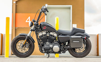 20L - Outlaw Quick-Mount Small Harley Sportster Forty Eight 48 XL1200X Matte Hard Alforjas