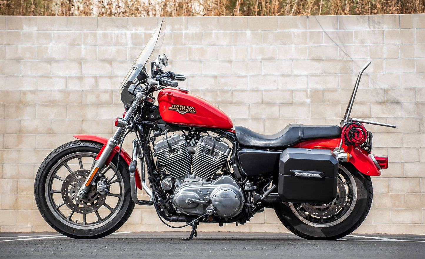 20L - Outlaw Quick-Mount Small Harley Sportster 883 Low XL883L Matte Hard Alforjas