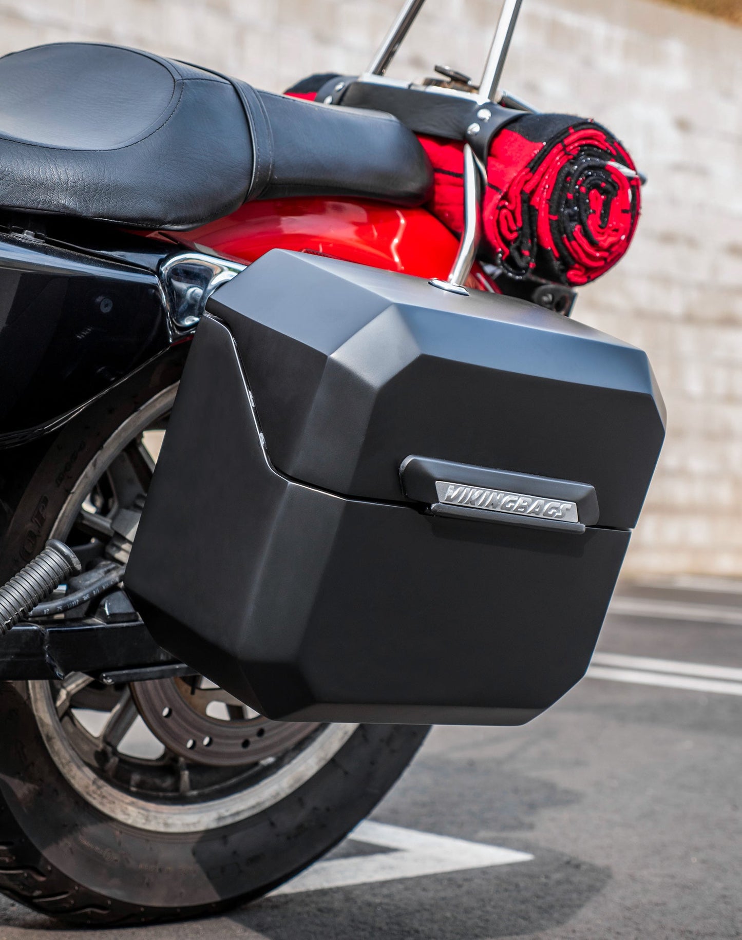20L - Outlaw Quick-Mount Small Harley Sportster 883 Low XL883L Matte Hard Alforjas