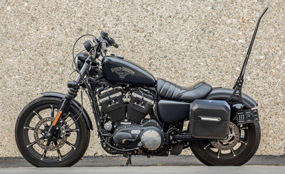 20L - Outlaw Quick-Mount Small Harley Sportster 883 Iron XL883N Matte Hard Alforjas