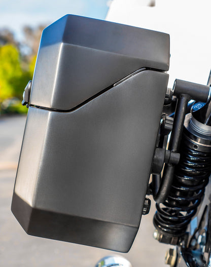 20L - Outlaw Quick-Mount Small Harley Sportster 883 Iron XL883N Matte Hard Alforjas
