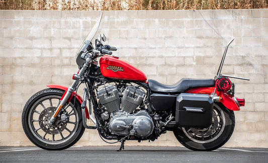 20L - Outlaw Quick-Mount Small Harley Sportster 1200 Low XL1200L Matte Hard Alforjas
