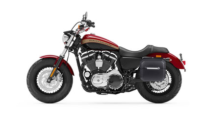 20L - Outlaw Quick-Mount Small Harley Sportster 1200 Custom XL1200C Matte Hard Alforjas
