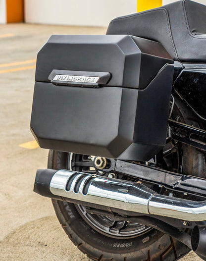 20L - Outlaw Quick-Mount Small Harley Sportster 1200 Custom XL1200C Matte Hard Alforjas