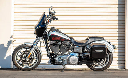 20L - Outlaw Quick-Mount Small Harley Dyna Low Rider FXDL Matte Hard Alforjas