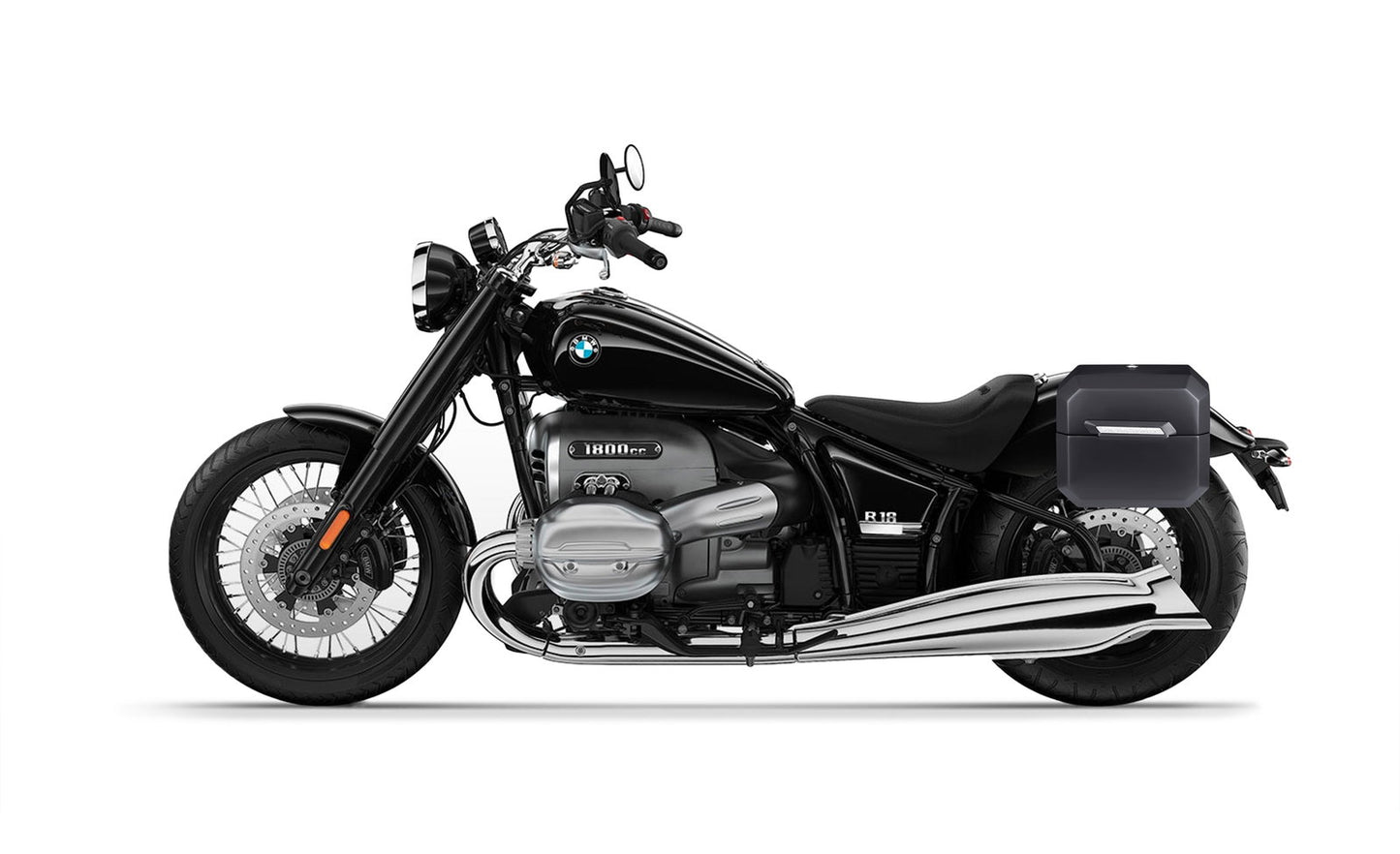 20L - Outlaw Quick-Mount Small BMW R18 Matte Hard Alforjas