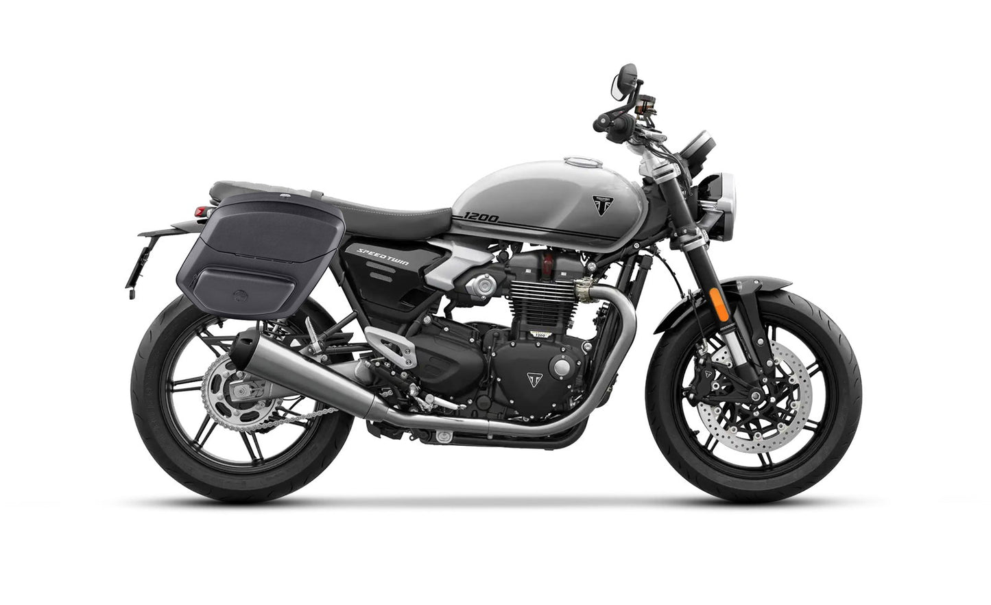 24L - Ironclad Quick-Mount Medium Triumph Speed Twin 1200 Leather Wrapped Hard Alforjas