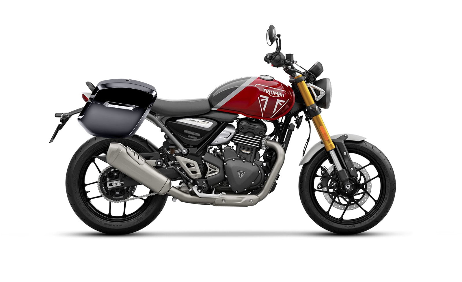 24L - Ironclad Quick-Mount Medium Triumph Speed 400 Painted Hard Alforjas