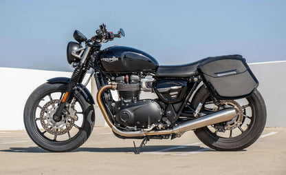 24L - Ironclad Quick-Mount Medium Triumph Speed Twin 900 Painted Hard Alforjas
