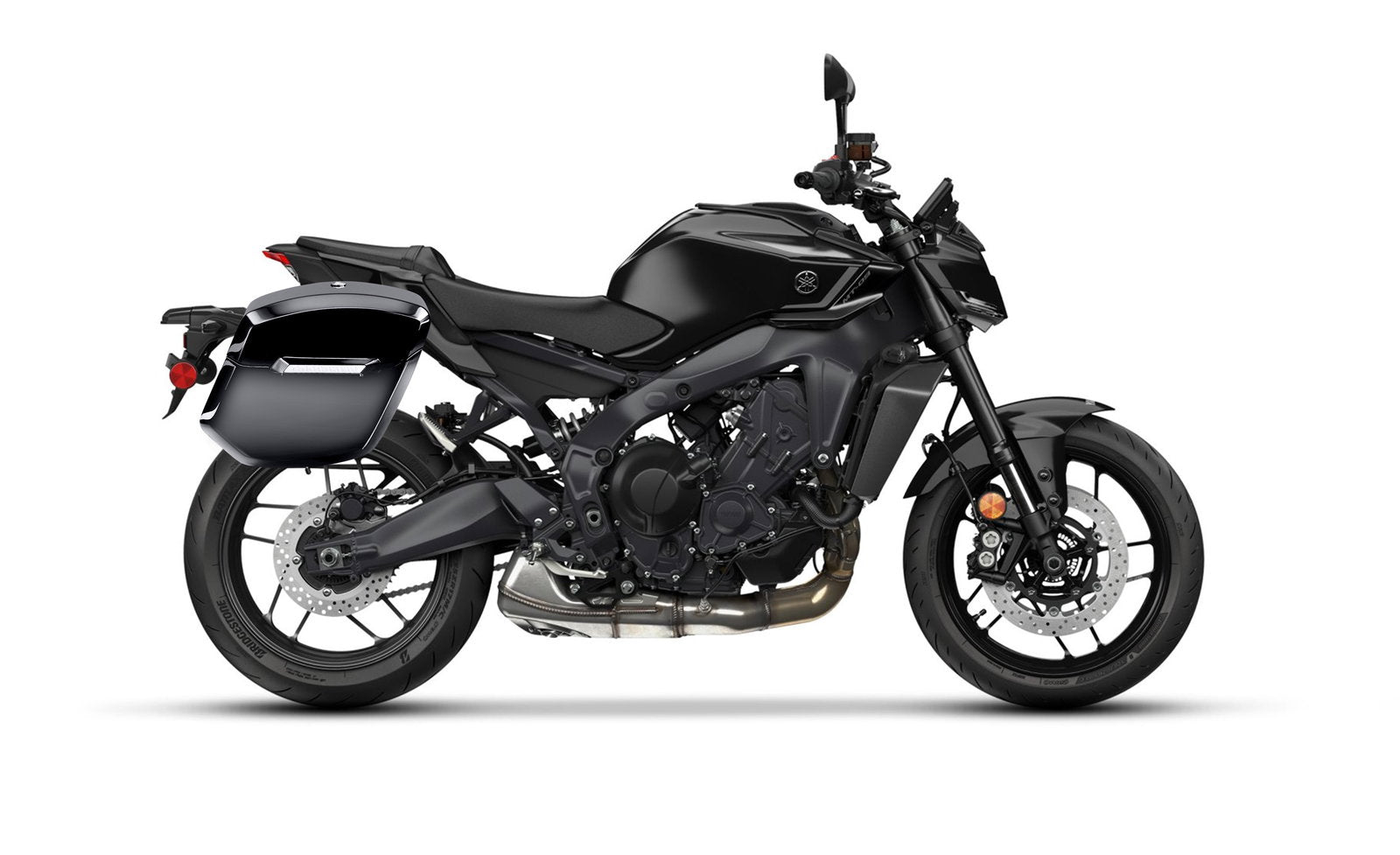 24L - Ironclad Quick-Mount Medium Yamaha MT-09 Painted Hard Alforjas
