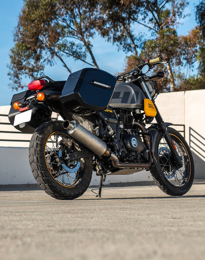 24L - Ironclad Quick-Mount Medium Royal Enfield Scram 411 Painted Hard Alforjas