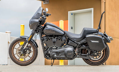 24L - Ironclad Quick-Mount Medium Harley Softail Low Rider S FXLRS Painted Hard Alforjas