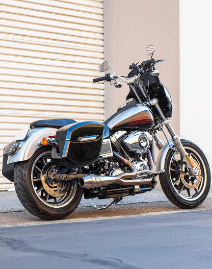 24L - Ironclad Quick-Mount Medium Harley Dyna Wide Glide FXDWG Painted Hard Alforjas