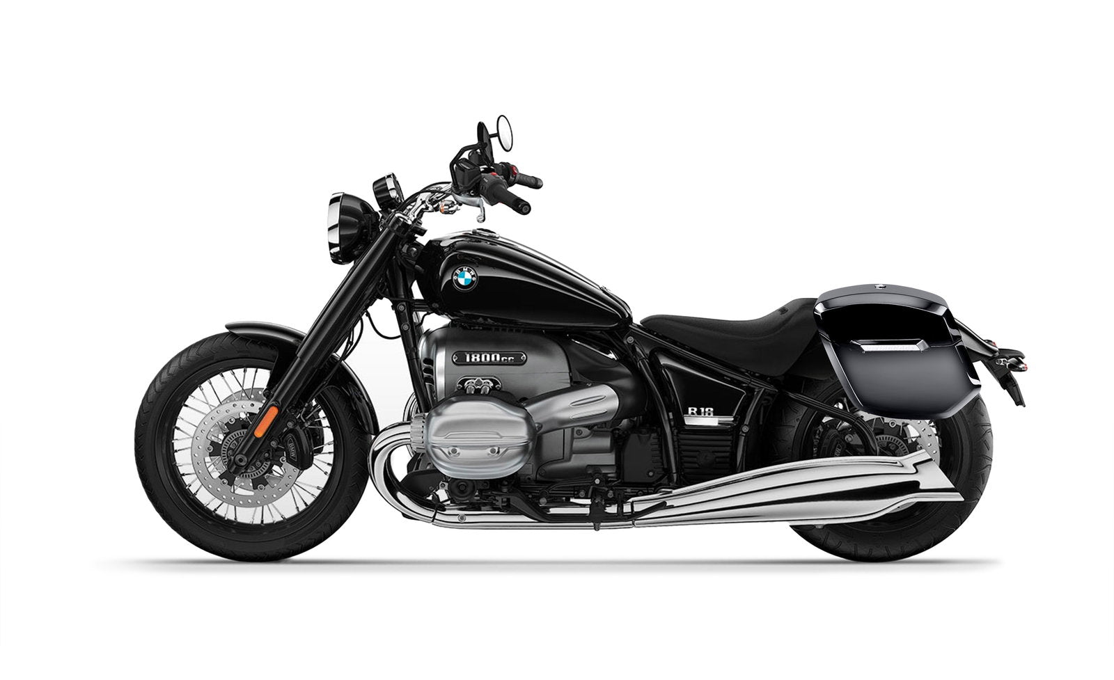 24L - Ironclad Quick-Mount Medium BMW R18 Painted Hard Alforjas