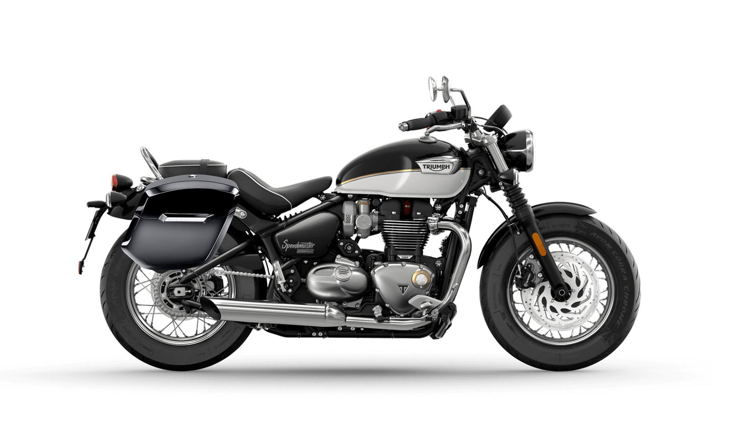 24L - Ironclad Quick-Mount Medium Triumph Bonneville Speedmaster 2018+ Painted Hard Alforjas