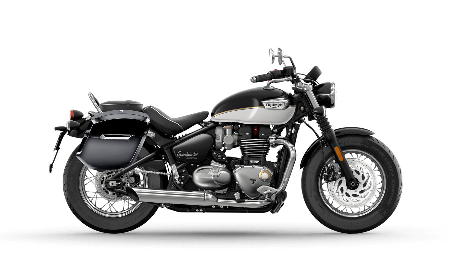 24L - Ironclad Quick-Mount Medium Triumph Bonneville Speedmaster 2018+ Painted Hard Alforjas