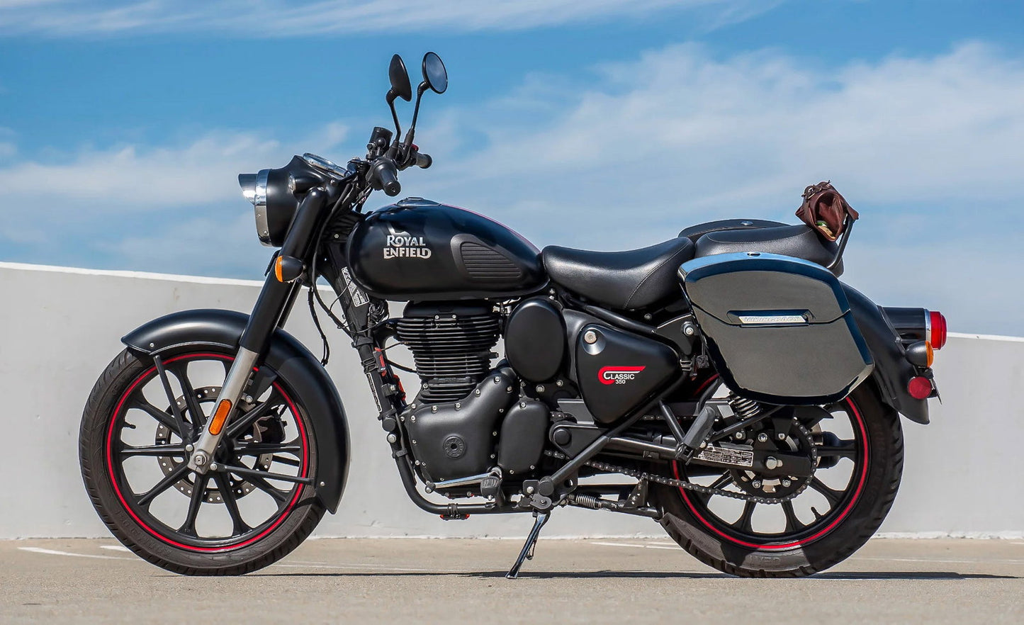 24L - Ironclad Quick-Mount Medium Royal Enfield Classic 350 Painted Hard Alforjas