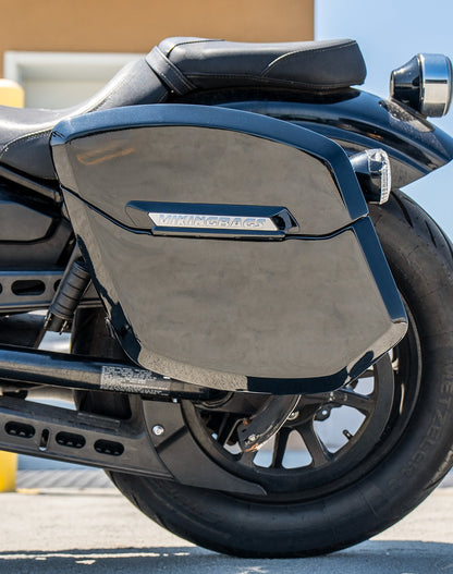 24L - Ironclad Quick-Mount Medium Yamaha Bolt Specific Painted Hard Alforjas