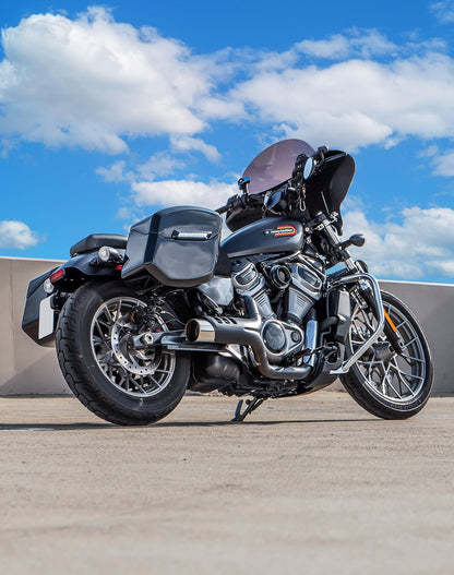 24L - Ironclad Quick-Mount Medium Harley Sportster Nightster RH975/S Painted Hard Alforjas
