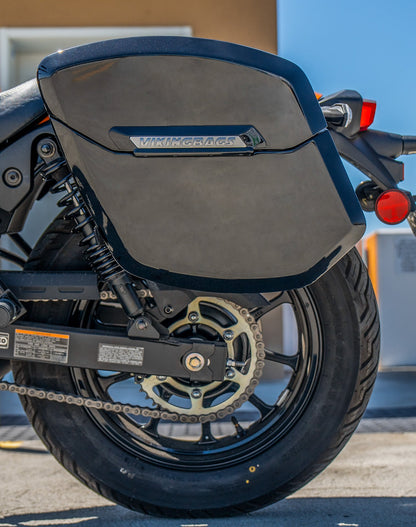 24L - Ironclad Quick-Mount Medium Kawasaki Eliminator 450 Painted Hard Alforjas