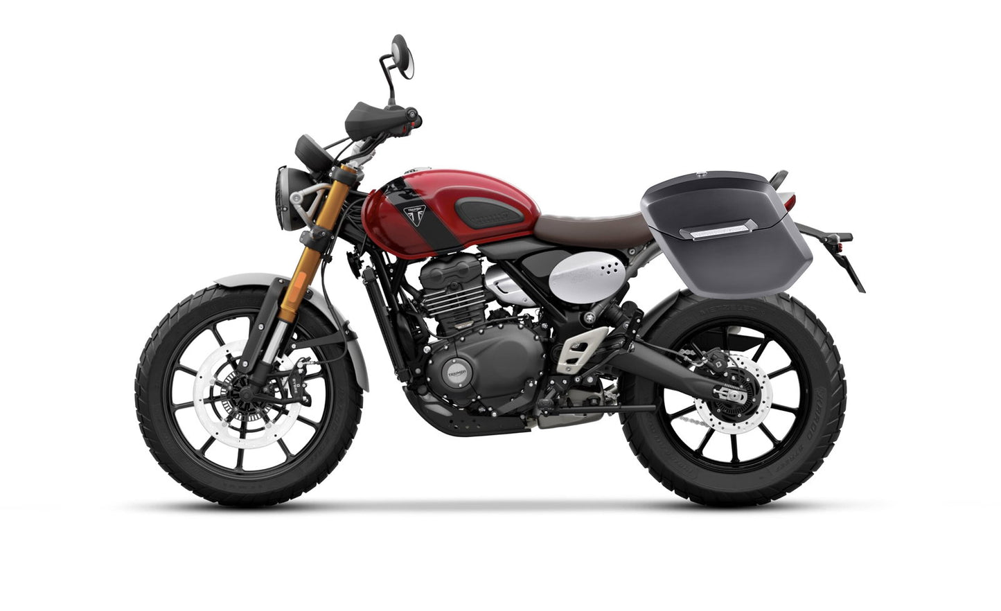 24L - Ironclad Quick-Mount Medium Triumph Scrambler 400 X Matte Hard Alforjas