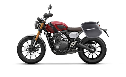 24L - Ironclad Quick-Mount Medium Triumph Scrambler 400 X Matte Hard Alforjas