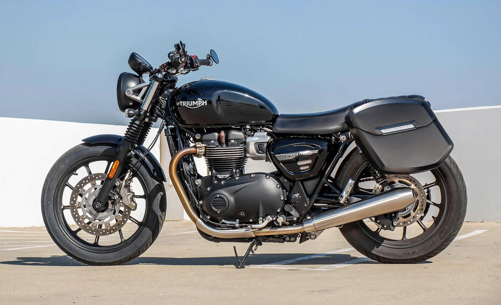 24L - Ironclad Quick-Mount Medium Triumph Speed Twin 900 Matte Hard Alforjas